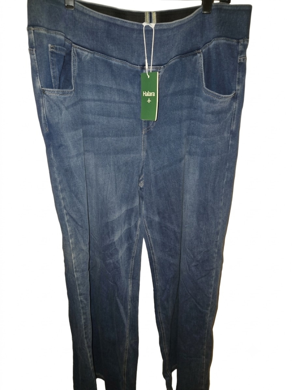 HALARA 2x 20 22 Plus Size High Rise Bootcut Jeans Blue - Picture 5 of 7